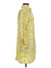 Lefties Yellow Casual Dress Size S - photo 4