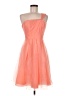David's Bridal 100% Polyester Orange Cocktail Dress Size 6 - photo 1