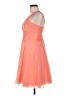 David's Bridal 100% Polyester Orange Cocktail Dress Size 6 - photo 5