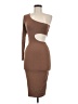 JLUXLABEL Brown Cocktail Dress Size M - photo 1