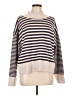 Maeve Stripes Tan Pullover Sweater Size XL - photo 1