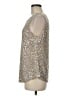 DKNY Silver Sleeveless Blouse Size M - photo 5