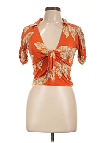 Free People Short Sleeve Blouse (view 1)