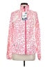 Brooks 100% Polyester Print Pink Track Jacket Size M - photo 1