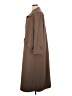 Saks Fifth Avenue 100% Polyester Brown Trenchcoat Size 16 - photo 5