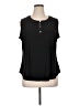 Kasper Black Sleeveless T-Shirt Size 1X - photo 1