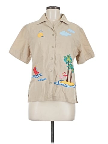 White Stag Short Sleeve Button-Down Shirt (view 1)