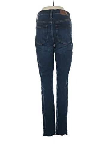 Madewell Tall 9" Mid-Rise Skinny Jeans in Julie Wash: Button-Front TENCEL&trade; Denim Edition (view 2)
