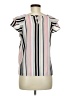 Love J Stripes Pink Short Sleeve Blouse Size M - photo 2