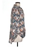 Westbound Print Gray 3/4 Sleeve Blouse Size L - photo 4
