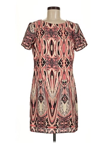 Lavender Brown Casual Dress (view 1)