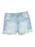 No Boundaries Blue Denim Shorts Size 15 - photo 1