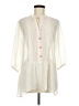 Matilda Jane 100% Polyester Ivory 3/4 Sleeve Blouse Size M - photo 1