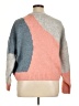 Topshop Color Block Gray Pullover Sweater Size 14 - photo 2