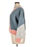 Topshop Color Block Gray Pullover Sweater Size 14 - photo 5