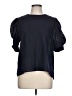Unbranded Black Short Sleeve Blouse Size L (estimated) - photo 1