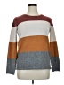 Pinque Color Block Brown Pullover Sweater Size XL - photo 1