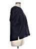 Unbranded Black Short Sleeve Blouse Size L (estimated) - photo 4