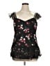 Libby Edelman Black Sleeveless Blouse Size XL - photo 1