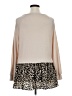 Entro Animal Print Tan Pullover Sweater Size 1X - photo 2