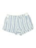 Life in Progress 100% Linen Stripes Blue Shorts Size XS - photo 1