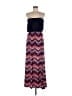 Trixxi Chevron-herringbone Blue Casual Dress Size L - photo 1