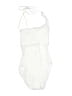Becca Tweed White Ivory One Piece Swimsuit Size L - photo 1
