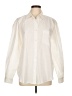 Talbots 100% Cotton Ivory Long Sleeve Button-Down Shirt Size L - photo 1
