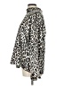 Liz Baker 100% Polyester Animal Print Ivory Silver Long Sleeve Blouse Size 12 - photo 5