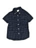 Crewcuts Polka Dots Blue Short Sleeve Button-Down Shirt Size 4 - 5 - photo 1