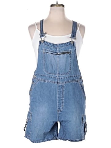 Gloria Vanderbilt Overall Shorts (view 1)