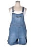 Gloria Vanderbilt Blue Overall Shorts Size XXL (estimated) - photo 1