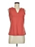 Sigrid Olsen Orange Sleeveless Top Size M - photo 1