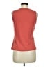 Sigrid Olsen Orange Sleeveless Top Size M - photo 2