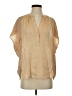 Vince. Tan Short Sleeve Blouse Size S - photo 1