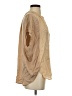 Vince. Tan Short Sleeve Blouse Size S - photo 4