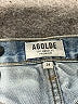AGOLDE 100% Cotton Blue Denim Shorts Size 24 waist - photo 3