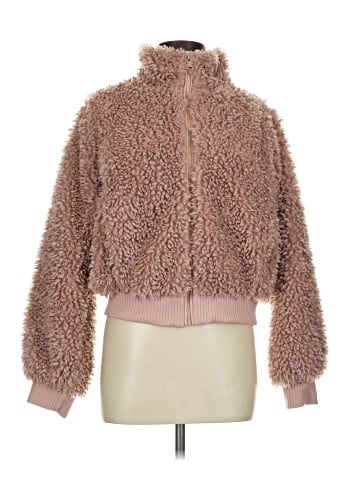 Love Tree Faux Fur Jacket (view 1)