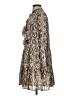 THML 100% Polyester Animal Print Brown Cocktail Dress Size XS - photo 5