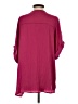 Glam 100% Polyester Burgundy 3/4 Sleeve Blouse Size S - photo 2