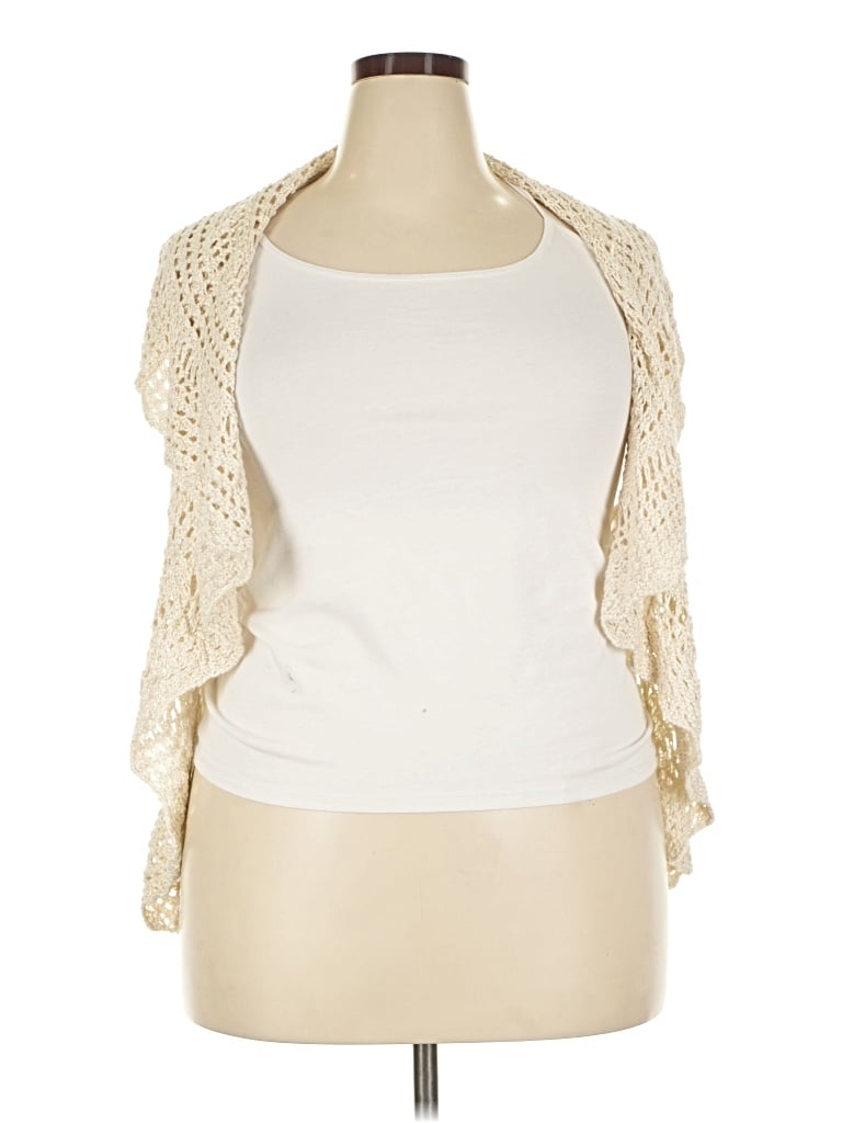 Pre-owned Cato Cardigan Sweater In Ivory