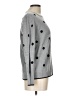 Market and Spruce Polka Dots Gray Pullover Sweater Size L - photo 4