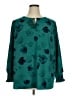 Ava & Viv 100% Polyester Teal 3/4 Sleeve Blouse Size 1X - photo 1