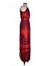 Old Navy 100% Rayon Paisley Red Casual Dress Size XS - photo 4