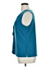 Roz & Ali Teal Sleeveless Blouse Size XL - photo 5