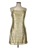 Walter Baker 100% Polyester Metallic Gold Cocktail Dress Size 10 - photo 1