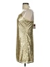 Walter Baker 100% Polyester Metallic Gold Cocktail Dress Size 10 - photo 5
