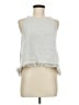 Pink Stitch Silver Sleeveless Top Size 8 - photo 1