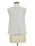 Pink Stitch Silver Sleeveless Top Size 8 - photo 2