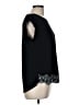 Elle Black Short Sleeve Top Size M - photo 4